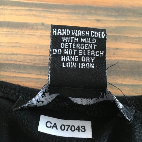 [Rachael & Chloe] Zip Front Black Floral Padded Tank | S | Good - Picture 13 of 13